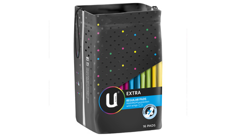 U by Kotex Regular Extra Pads